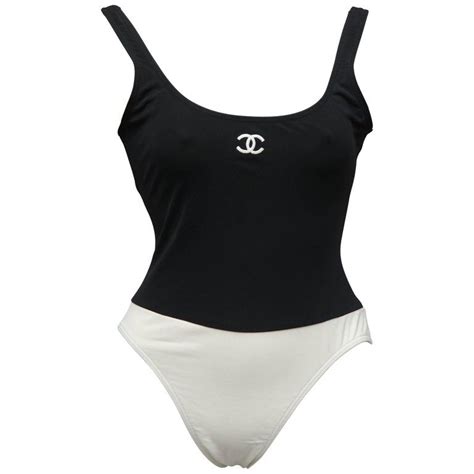 chanel swimsuit 2019 black and white|Chanel swimwear official website.